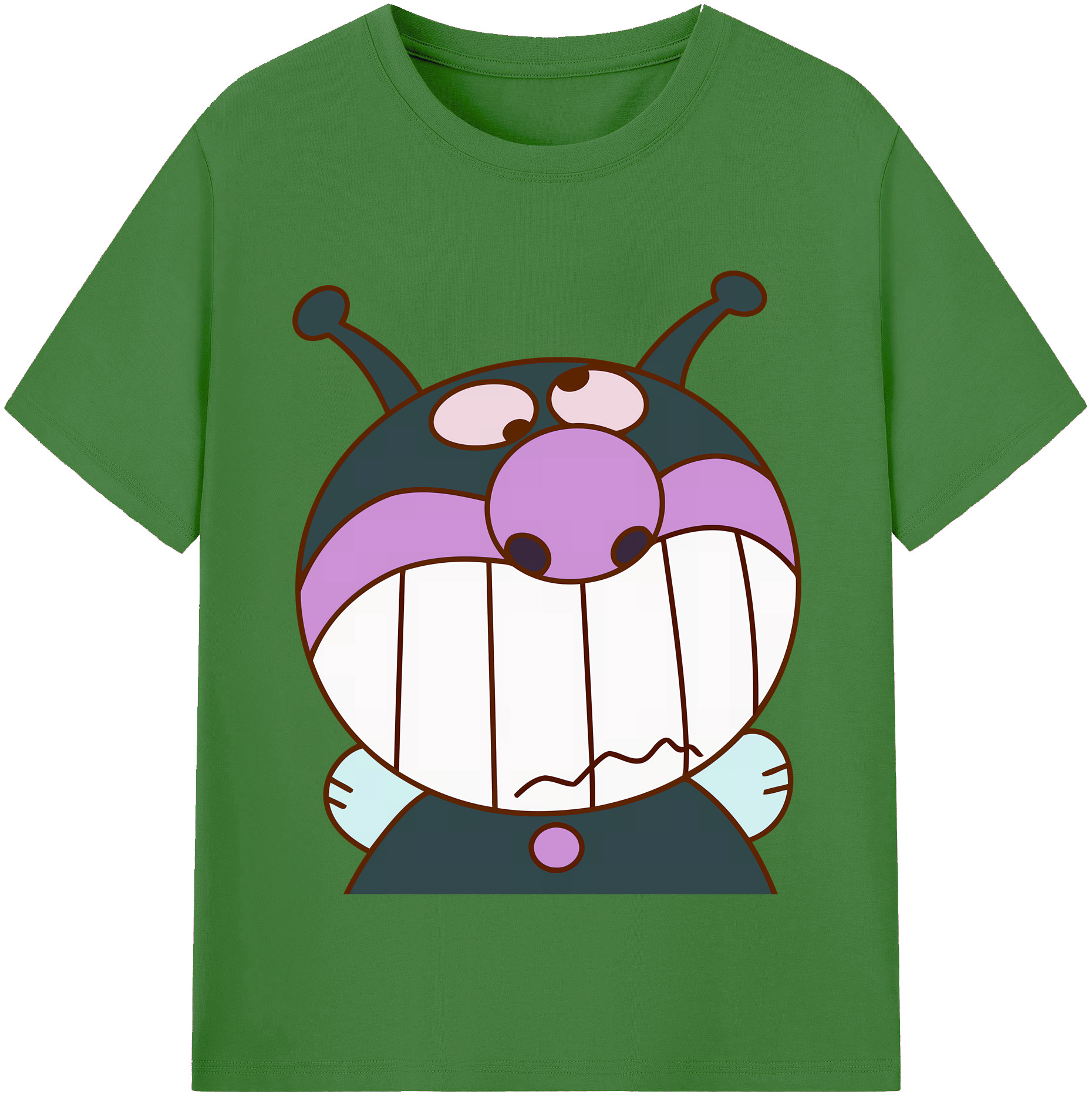 （画像用） アンパンマン Anpanman レディースカジュアルプリントTシャツ（綿100％）